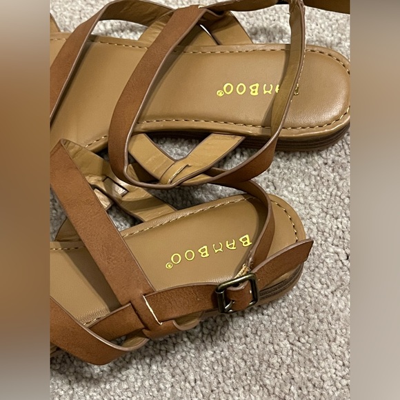 BAMBOO brown sandals. Size 8. Excellent used condition - Picture 4 of 6